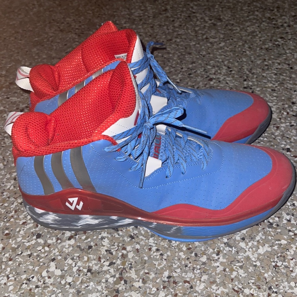 Mens Adidas John Wall 1 Sky Blue Size 11